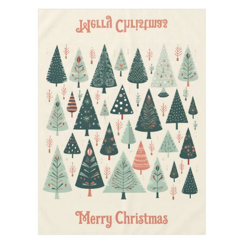 Christmas Tree Pattern Tablecloth