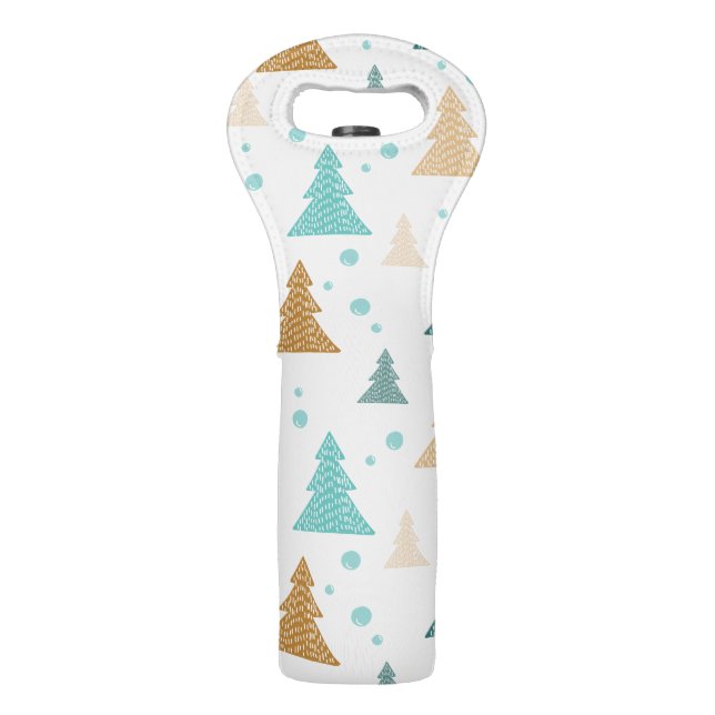 Christmas tree pattern wine bag (Front)