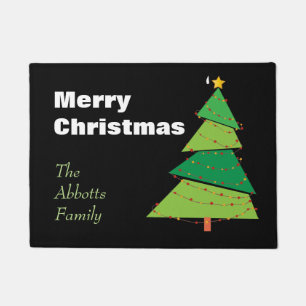 Christmas Tree-Personalized Doormat