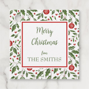Christmas Tree Personalized Gift Tags