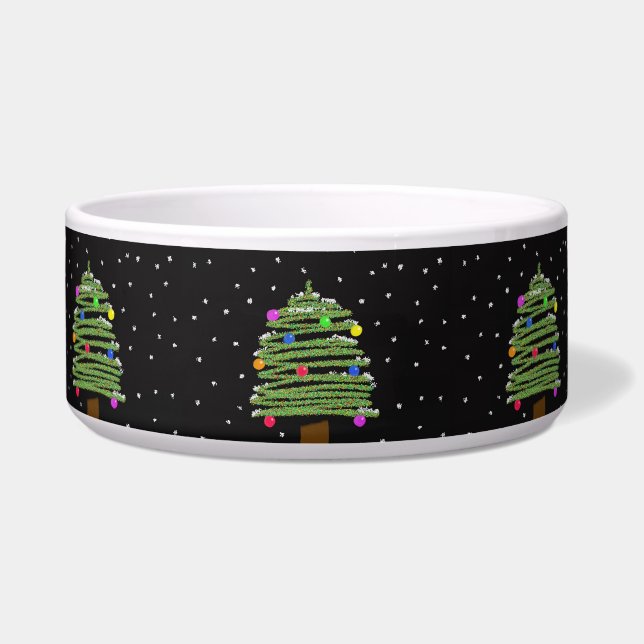 Christmas Tree Pet Bowl (Front)