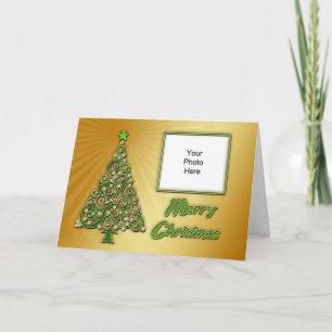 Christmas tree Photo Card