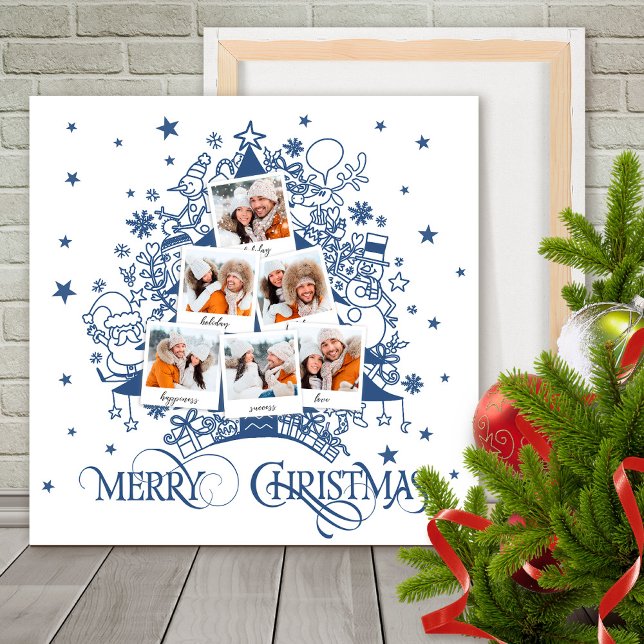 Christmas Tree Photo Collage — Decorative Tree Blu Foam Board (Creator Uploaded)