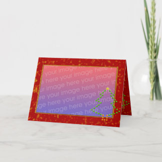 Christmas Tree Photo Frame Card