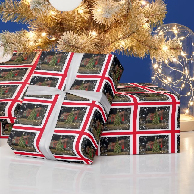 Christmas Tree Picture Wrapping Paper (Holidays)