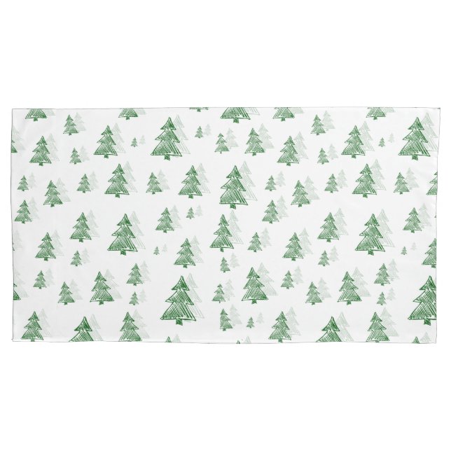 Christmas Tree   Pillow Case (Front-Left)