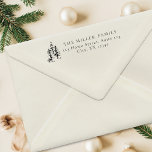 Christmas Tree | Pine tree Return Address  Self-inking Stamp<br><div class="desc">Simple Elegant Christmas tree | Pine tree Return Address sefl-inking stamp.</div>