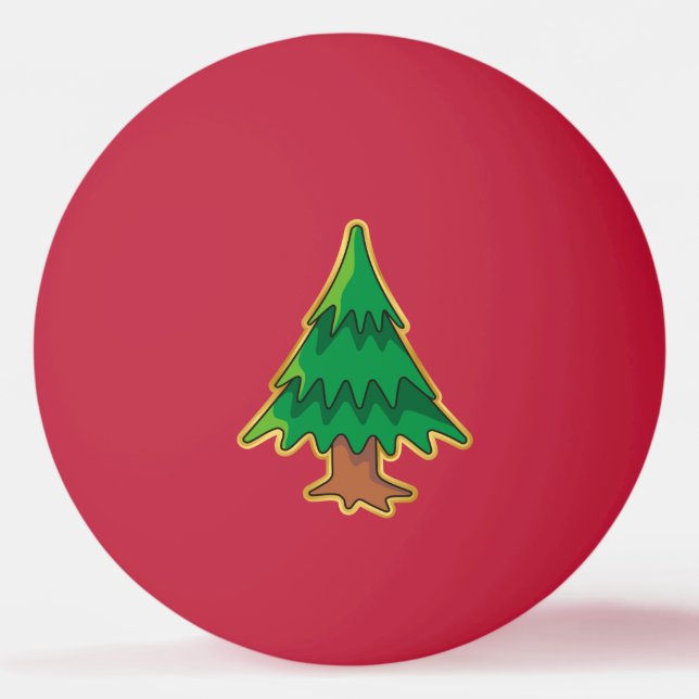 Christmas tree Ping-Pong ball (Front)