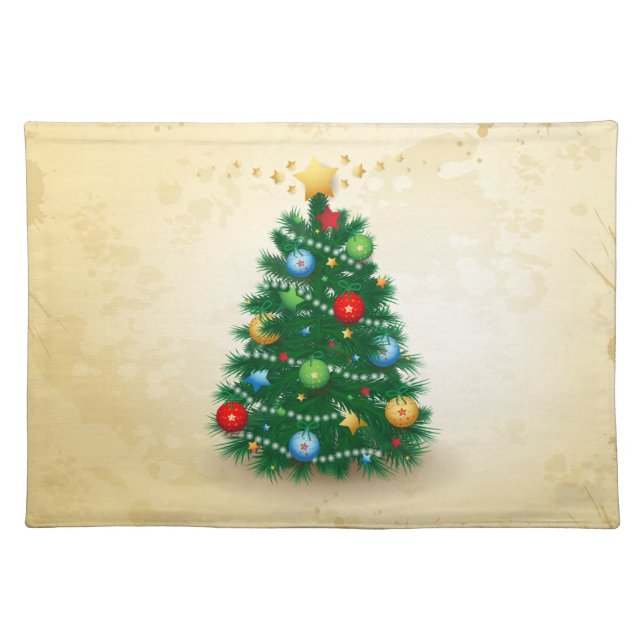 Christmas tree, placemat (Front)