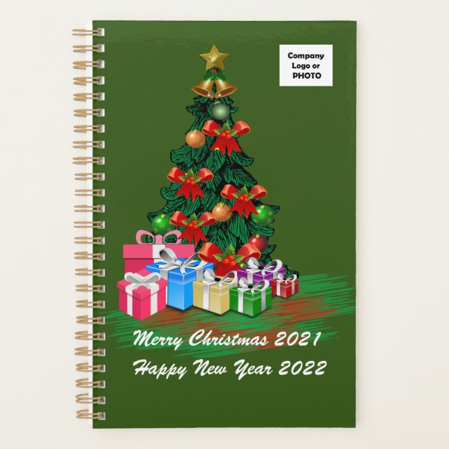 Christmas Tree Planner (Green) (Front)