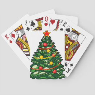 Christmas Tree Poker Cards