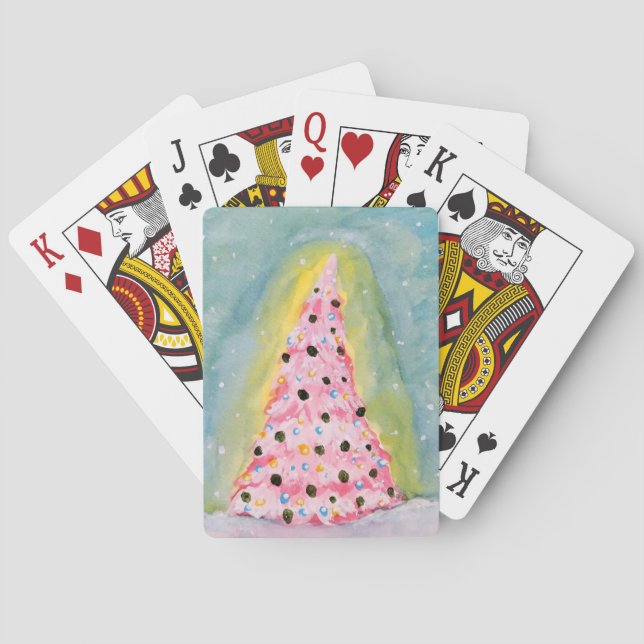 Christmas Tree Poker Cards (Back)