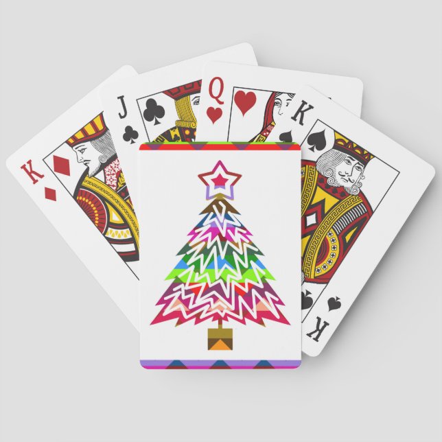Christmas Tree Poker Cards (Back)