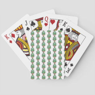 christmas tree poker cards