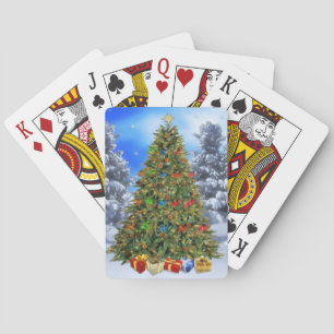 Christmas Tree Poker Cards