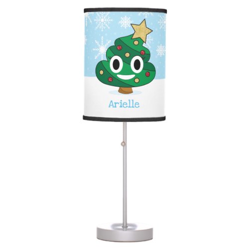 Christmas Tree Poop Emoji Lamp