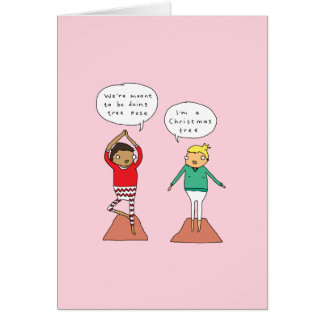 Funny Yoga Cartoons Cards Funny Yoga Cartoons Cards