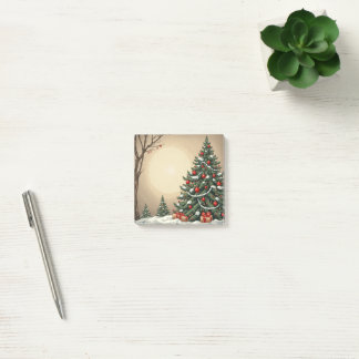 Christmas tree post-it note