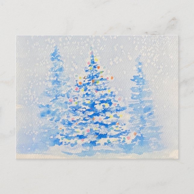 christmas tree postcard (Front)