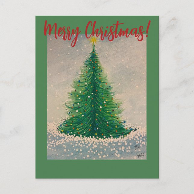 Christmas Tree Postcard (Front)