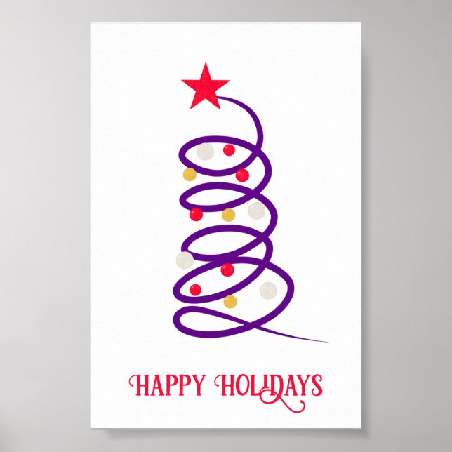 Christmas tree poster (Front)