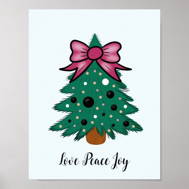 Christmas tree poster (Front)