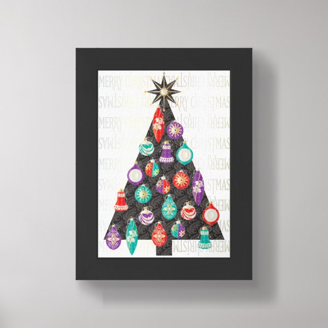 Christmas Tree Poster (Framed Front)