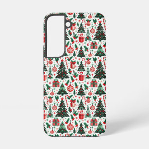 Christmas tree, presents, candy cane samsung galaxy s22 case