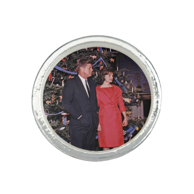 Christmas Tree President John Kennedy & Jacqueline Ring (Front)