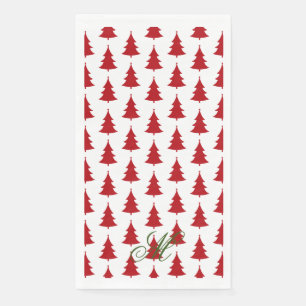 Christmas Tree Print Guest Towel