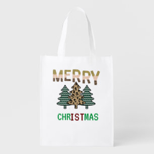 Christmas Tree Reusable Grocery Bag