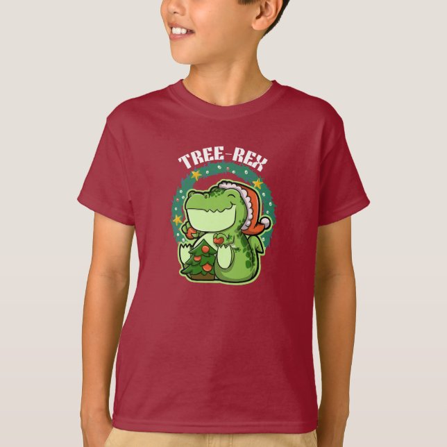 Christmas Tree - Rex T-Shirt (Front)