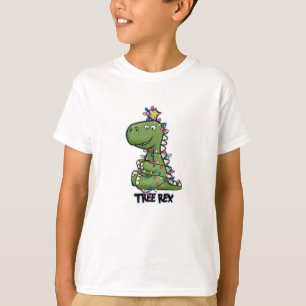 Christmas tree rex t shirt. T-Shirt