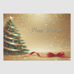 Christmas Tree Ribbons Holiday Tissue Paper