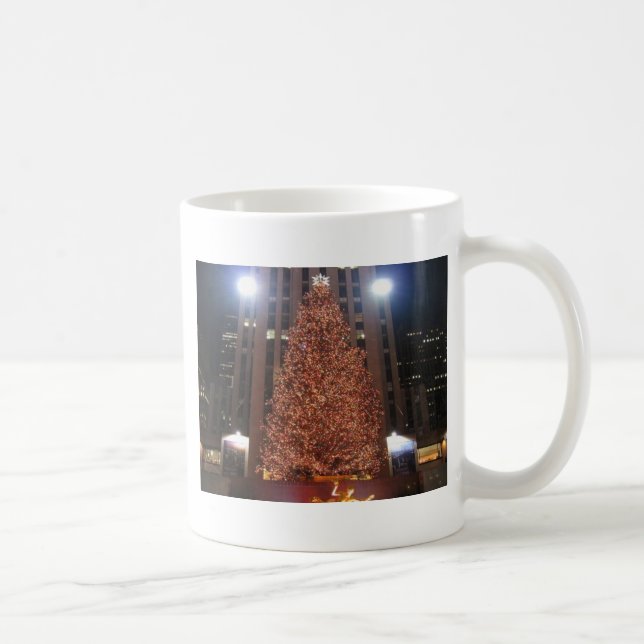 Christmas Tree Rockefeller Center Coffee Mug (Right)