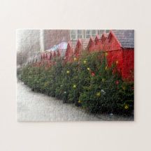 Christmas Tree Row Christkindlmarket -11x14-252 pc