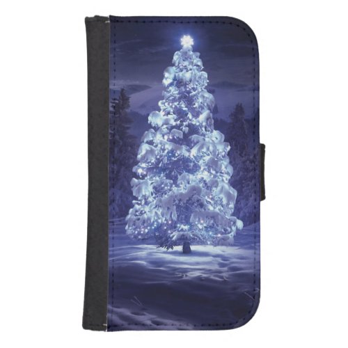 Christmas Tree  Galaxy S4 Wallet Case