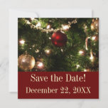 Christmas Tree Save the Date Magnet Holiday Card