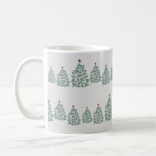 Christmas Tree Scandinavian Christmas Pattern Coffee Mug