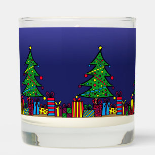 Christmas tree scented candle