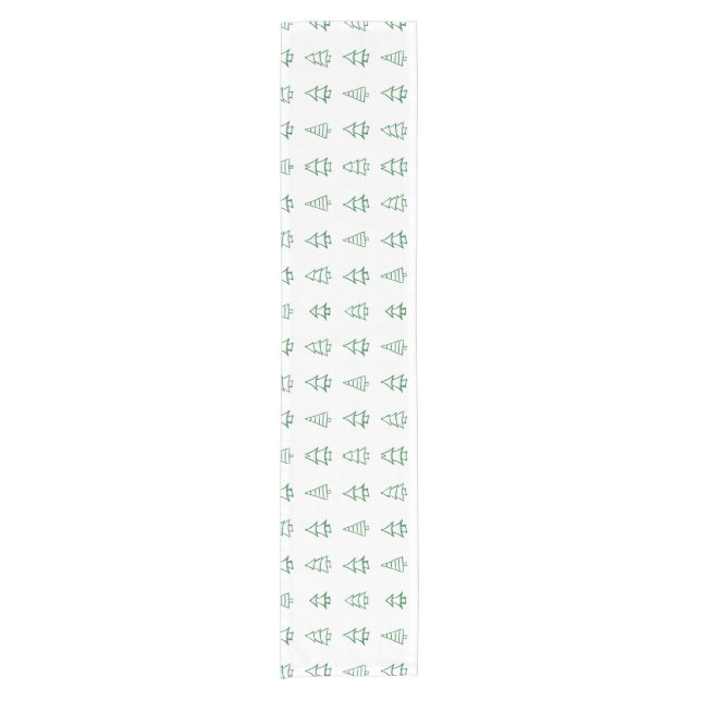 Christmas Tree  Short Table Runner (Front)