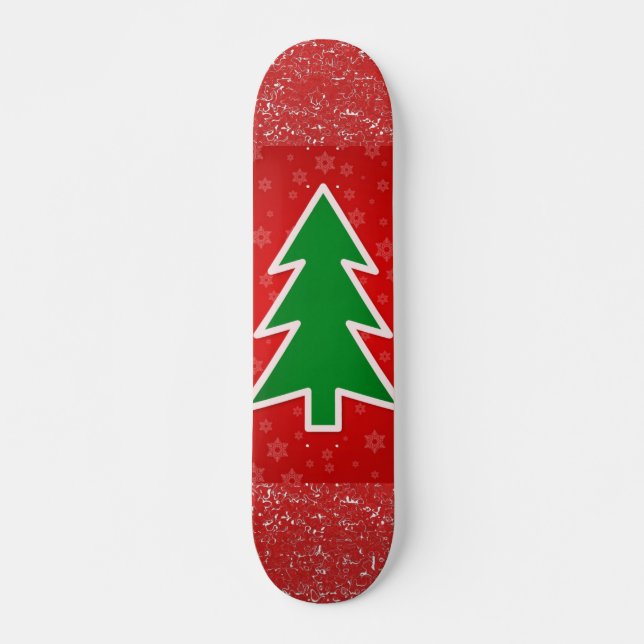 Christmas Tree Skateboard Deck (Front)