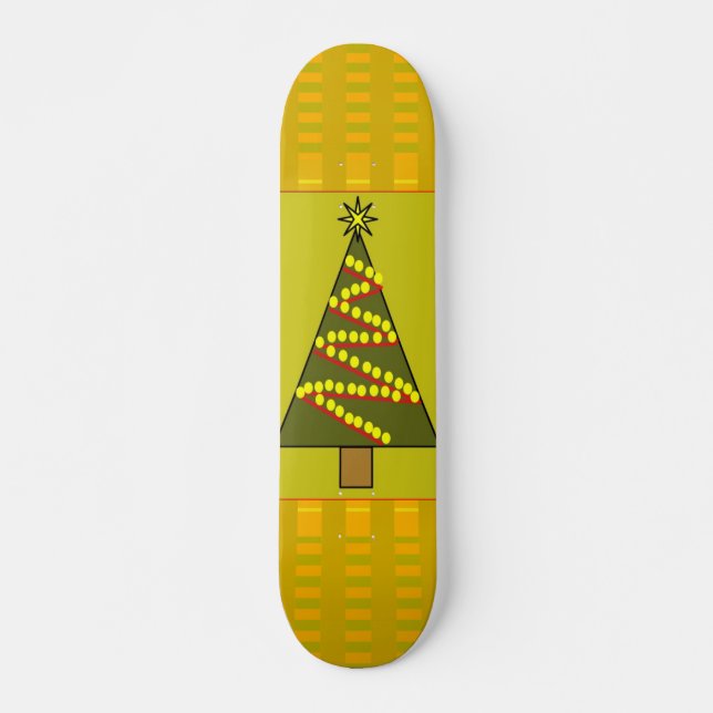 Christmas Tree Skateboard Deck (Front)