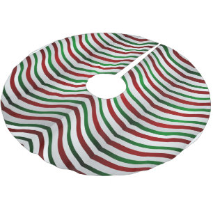 Christmas Tree Skirt Candy Cane Tree Skirts