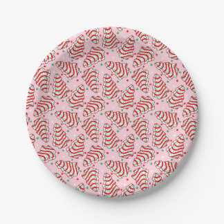 Christmas Tree Snack Cake Paper Plates