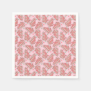 Christmas Tree Snack Cake Paper Plates Napkins