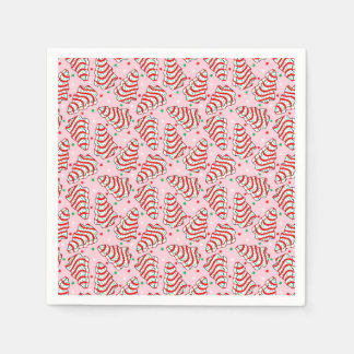 Christmas Tree Snack Cake Paper Plates Napkins