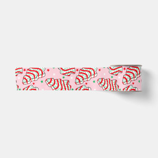 Christmas Tree Snack Cake Satin Ribbon
