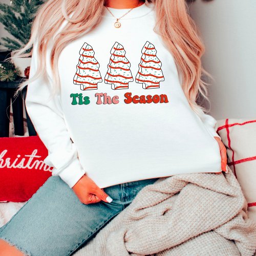 Christmas Tree Snack Cakes Sweatshirt