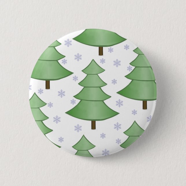 Christmas Tree Snow Button (Front)